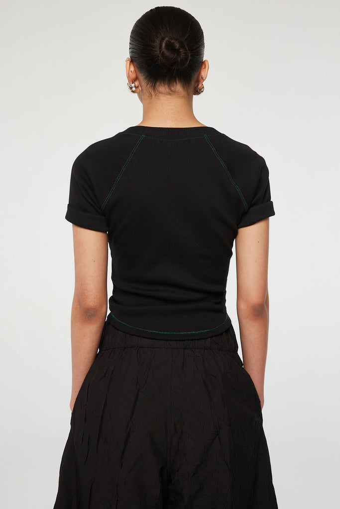 RANI T-SHIRT BLACK - The Line by K