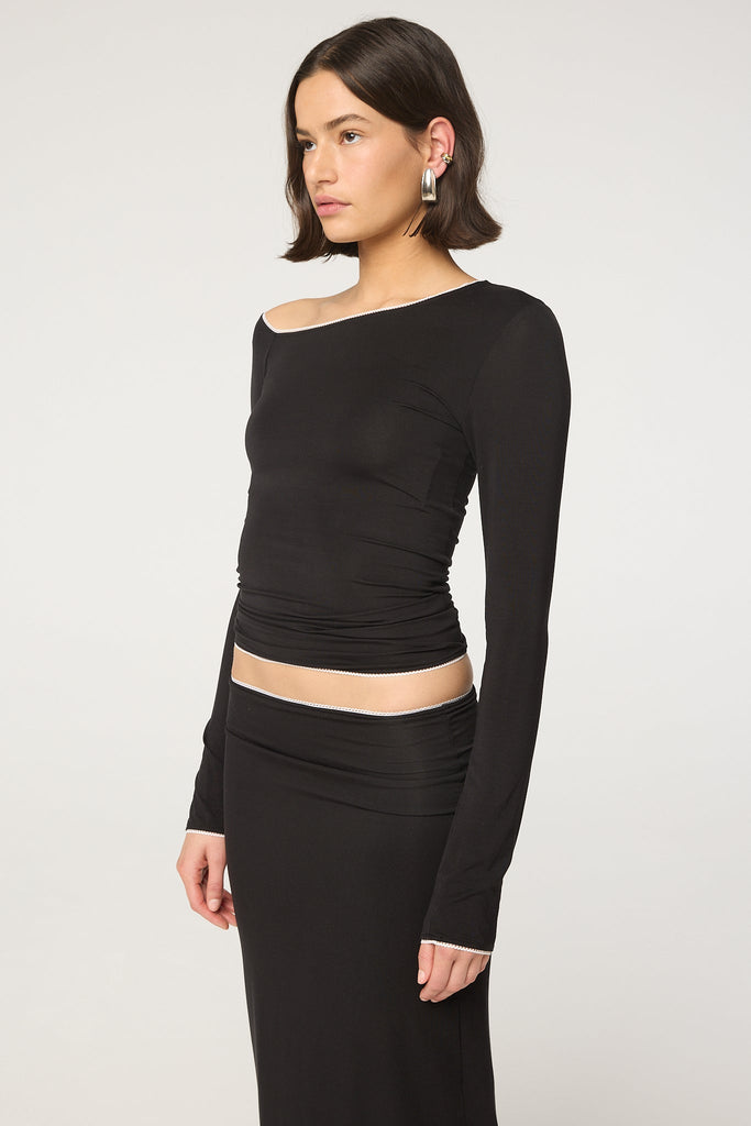 ADRIRA TOP BLACK - The Line by K