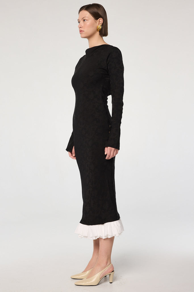 BELLAMY DRESS BLACK - The Line by K