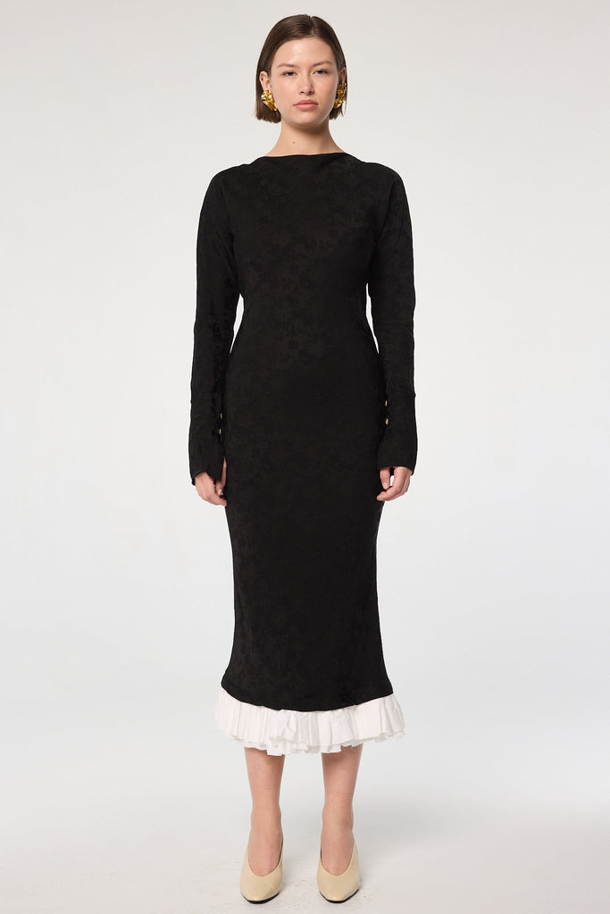 BELLAMY DRESS BLACK - The Line by K