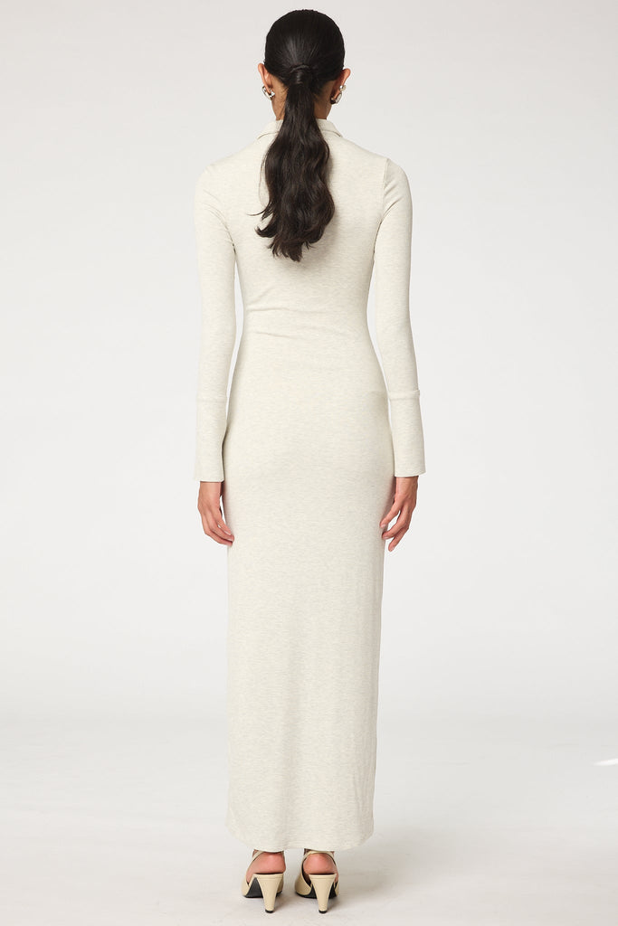 CANDELA DRESS LIGHT HEATHER GREY - The Line by K