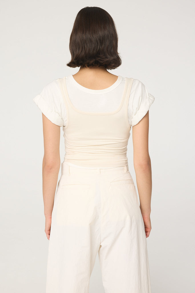 DAQI TOP VANILLA/WHITE - The Line by K