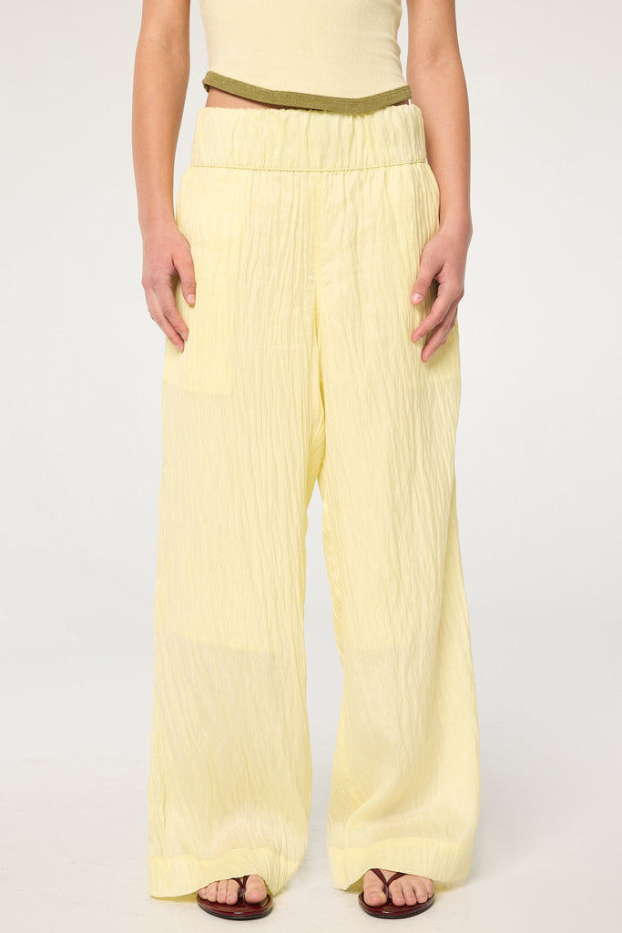 ESSEX TROUSER BABY YELLOW - The Line by K