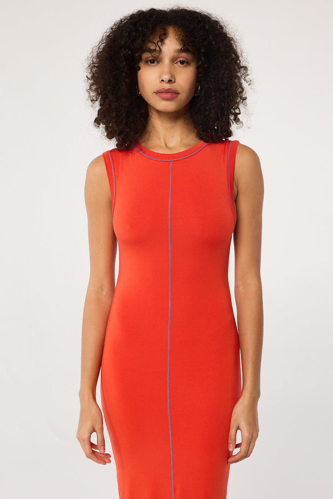 INEZ DRESS PERSIMMON - The Line by K