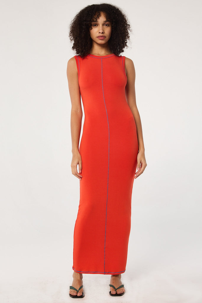INEZ DRESS PERSIMMON - The Line by K