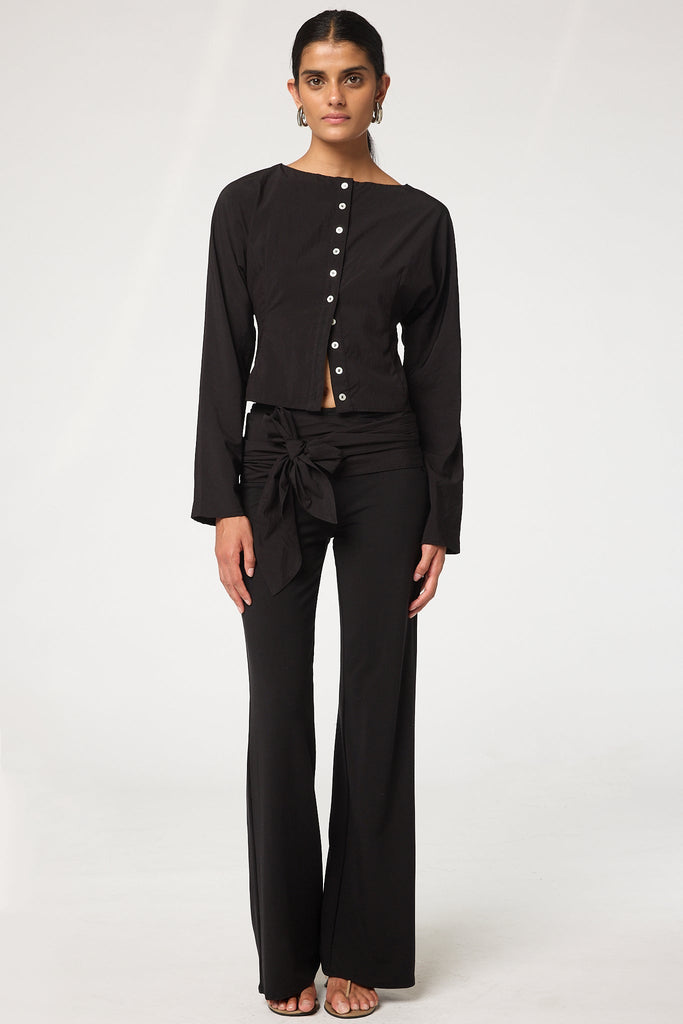 KEANE PANT BLACK - The Line by K