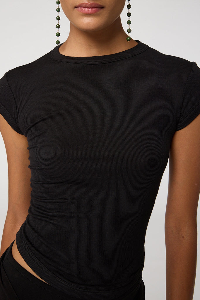 LAVI T - SHIRT BLACK - The Line by K