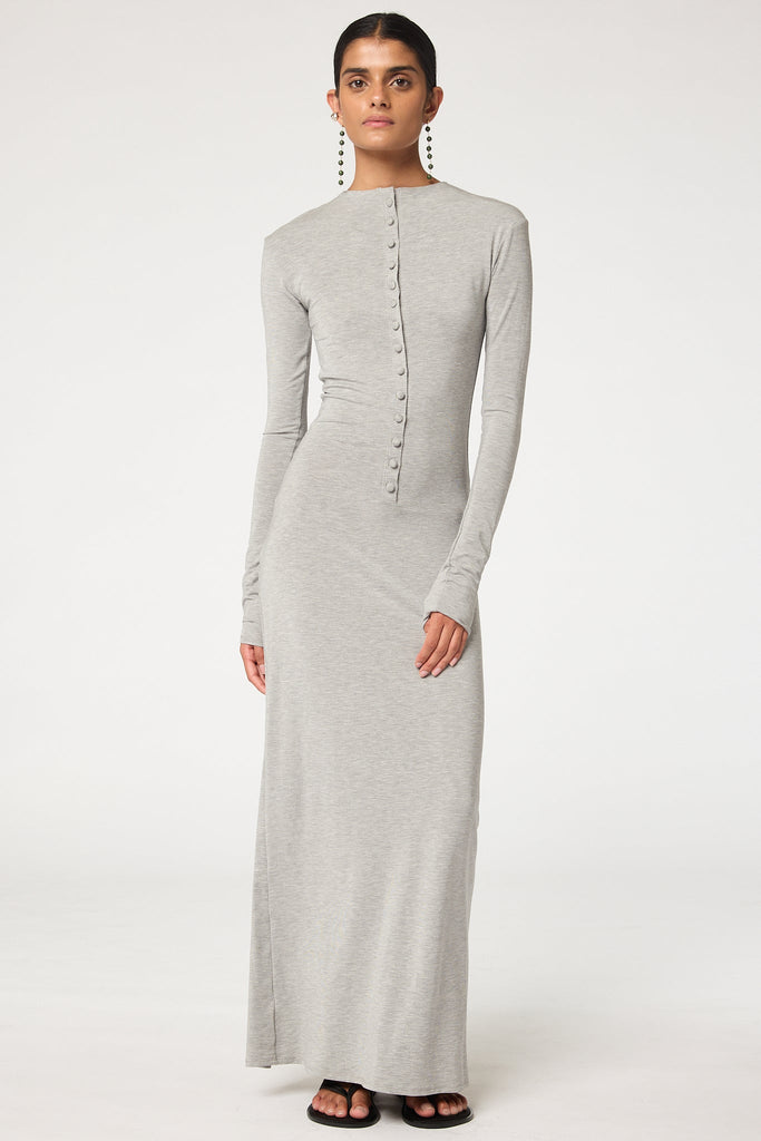 LETICIA DRESS HEATHER GREY - The Line by K