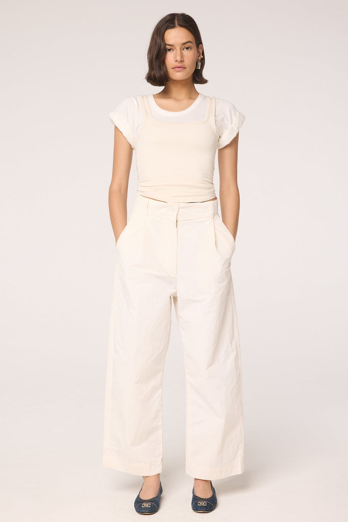LEVIN TROUSER OFF - WHITE - The Line by K