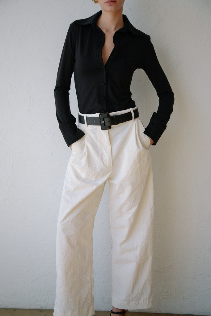 LEVIN TROUSER OFF - WHITE - The Line by K