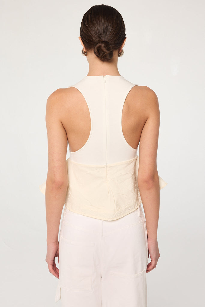 LILIBET TOP VANILLA - The Line by K