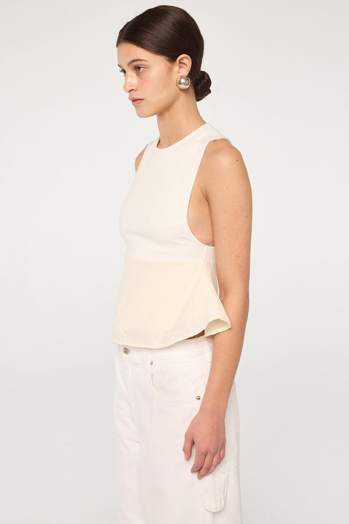 LILIBET TOP VANILLA - The Line by K