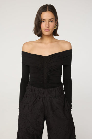 LUNAR BODYSUIT BLACK - The Line by K