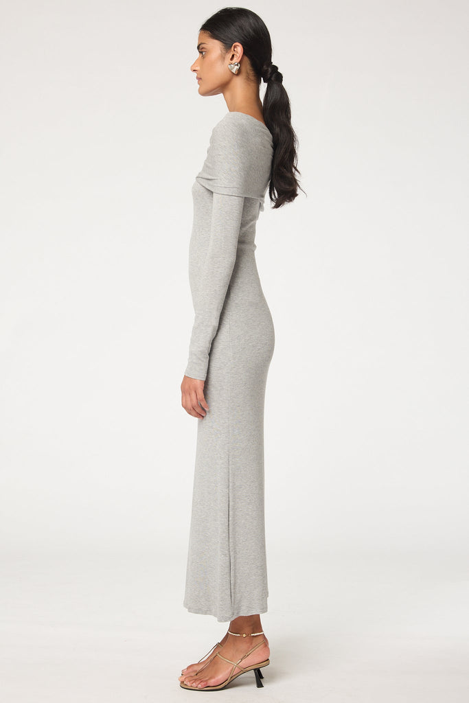 MAISIE DRESS HEATHER GREY - The Line by K