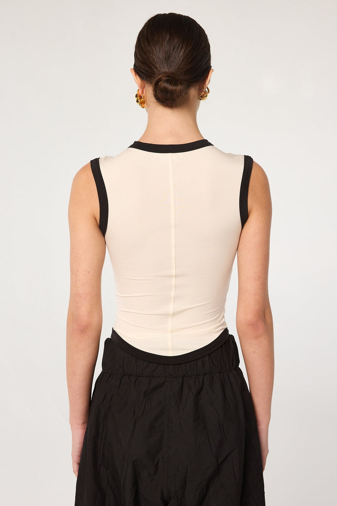 MARTINE TANK TOP VANILLA - The Line by K