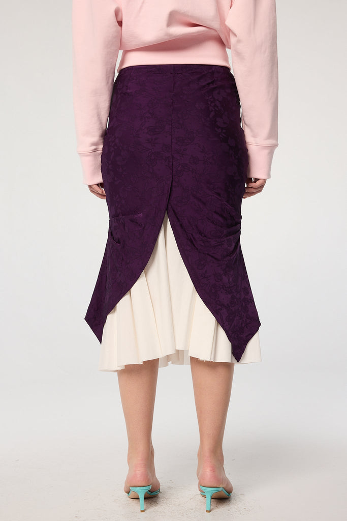 OPAL SKIRT EGGPLANT - The Line by K