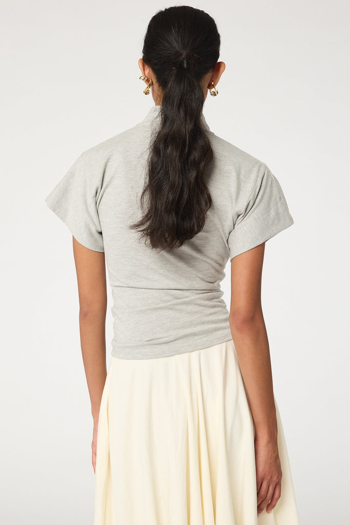 PENELOPE T - SHIRT HEATHER GREY - The Line by K