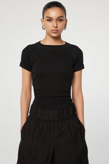 RANI T-SHIRT BLACK - The Line by K