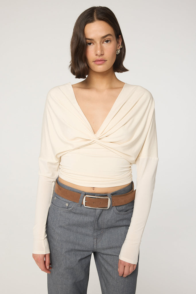 SELVIE TOP VANILLA - The Line by K