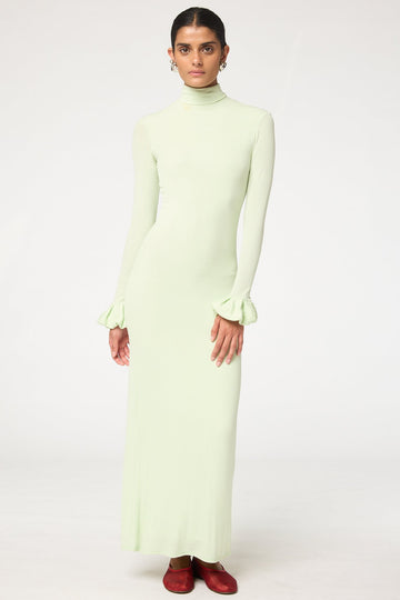 VALENTINA DRESS PALE GREEN - The Line by K