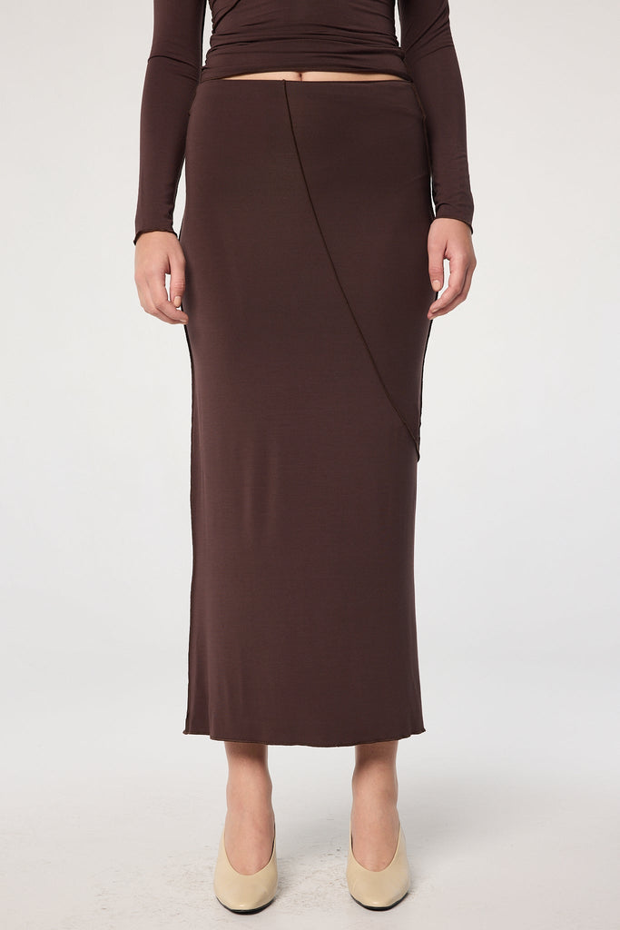 VANA SKIRT CHOCOLATE - The Line by K