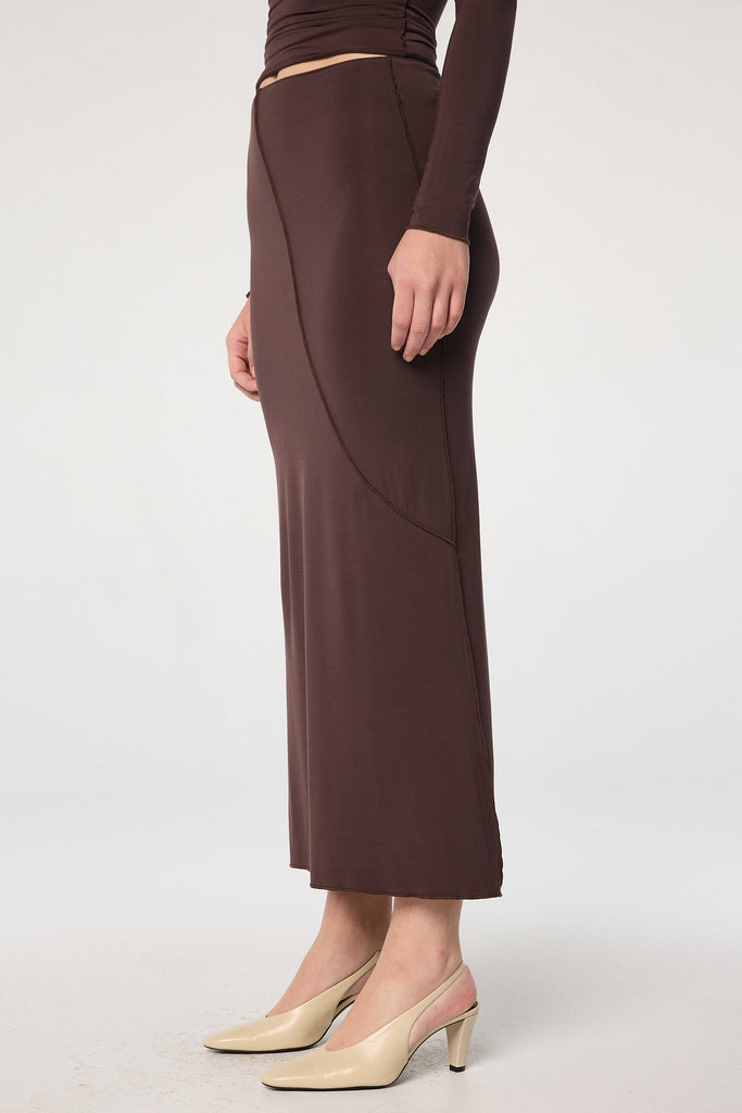 VANA SKIRT CHOCOLATE - The Line by K