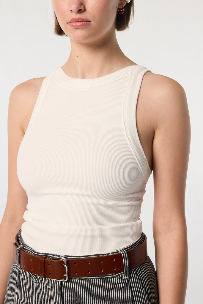 XIMENO TANK TOP WHITE - The Line by K