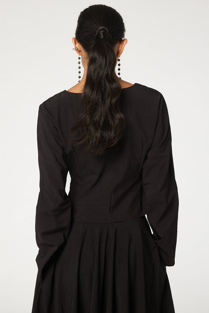 ZHADE TOP BLACK - The Line by K