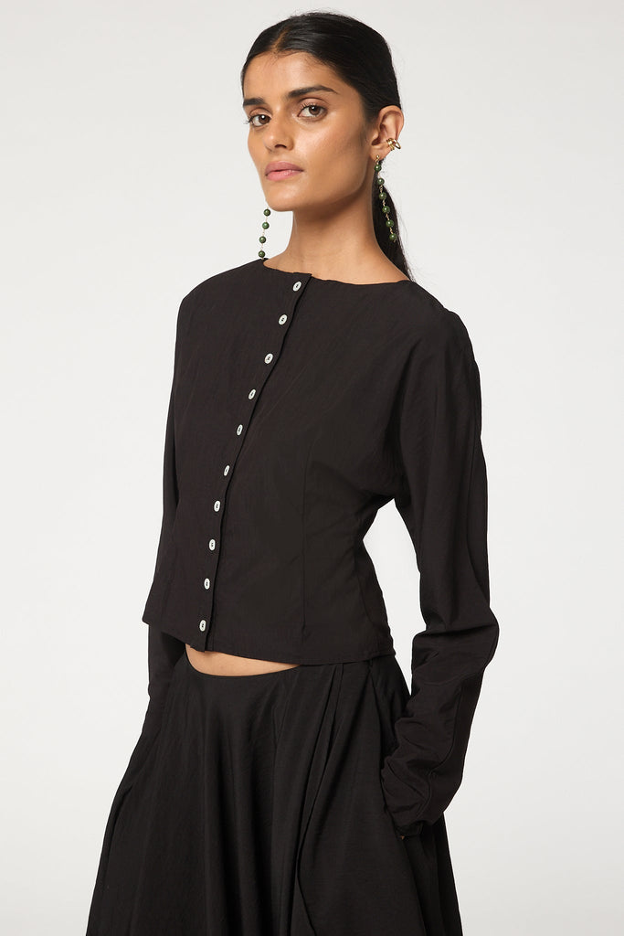 ZHADE TOP BLACK - The Line by K