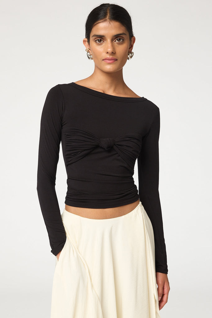 ZOE TOP BLACK - The Line by K