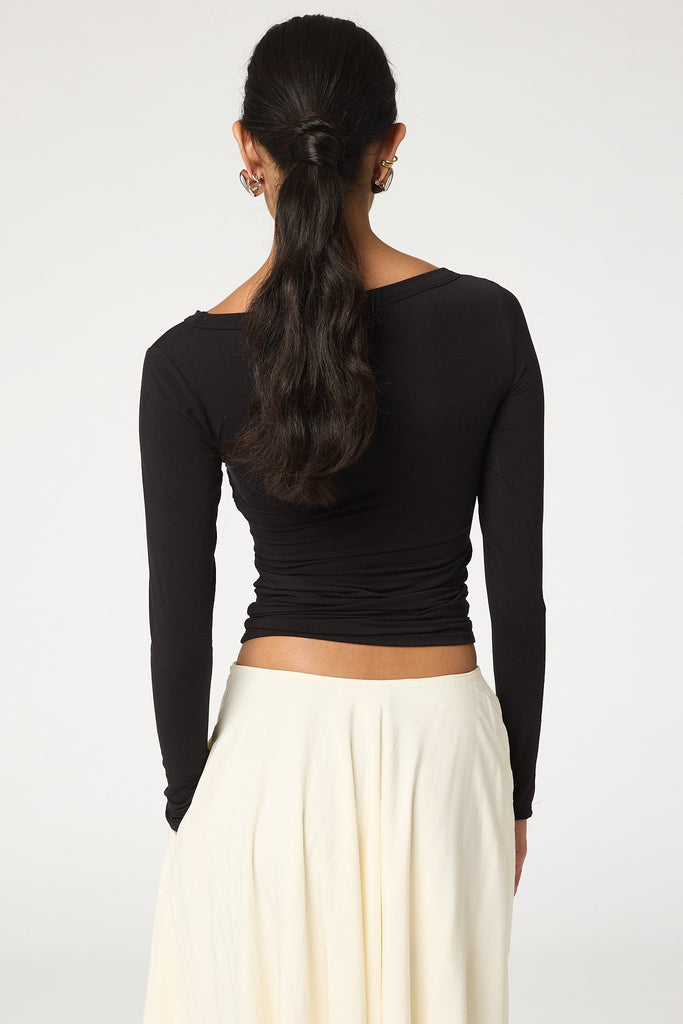 ZOE TOP BLACK - The Line by K