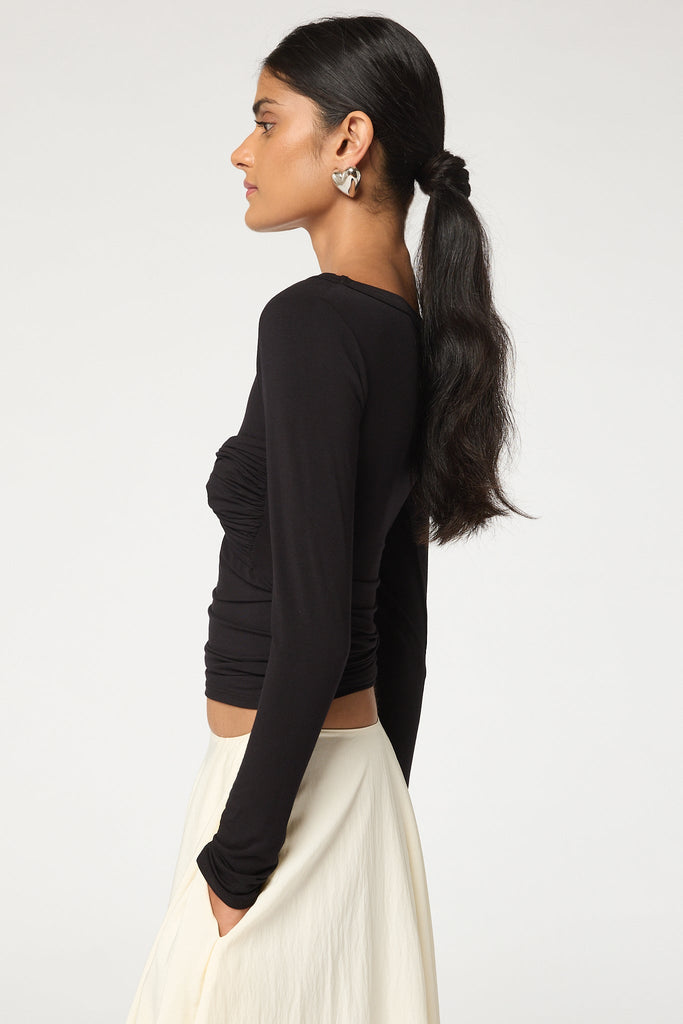 ZOE TOP BLACK - The Line by K