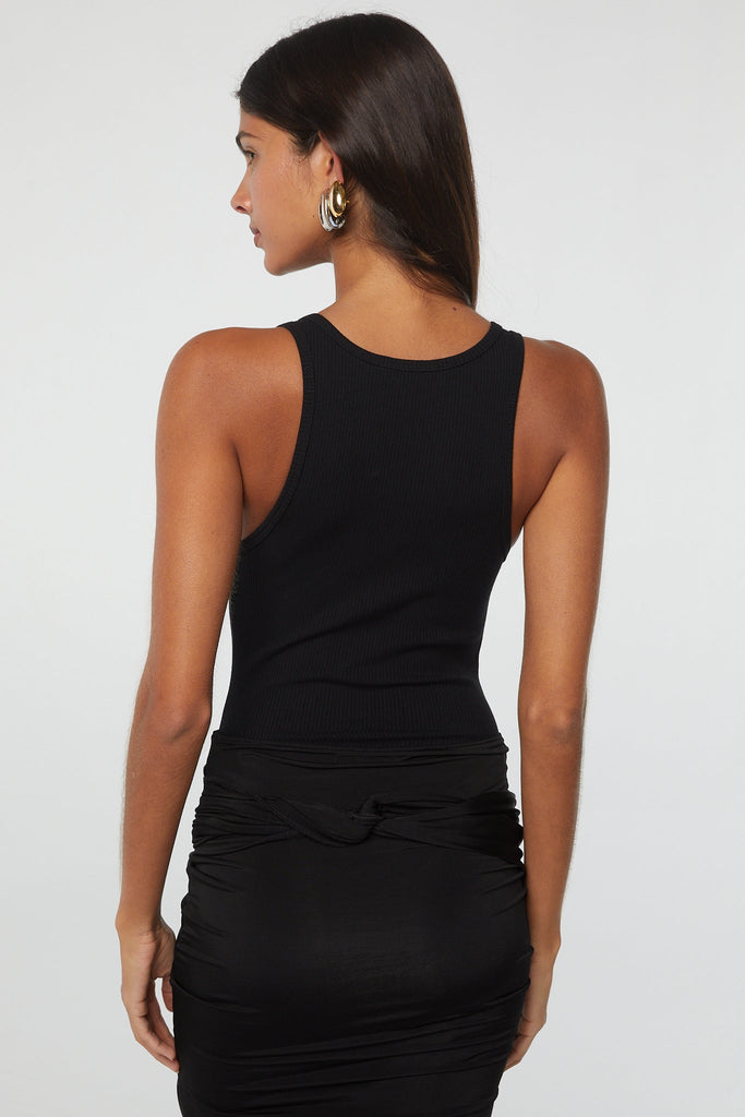 ADRIENNE BODYSUIT BLACK - The Line by K