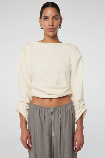 ALESSANDRO SWEATSHIRT VANILLA - The Line by K