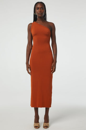 AVALON DRESS RUST - The Line by K