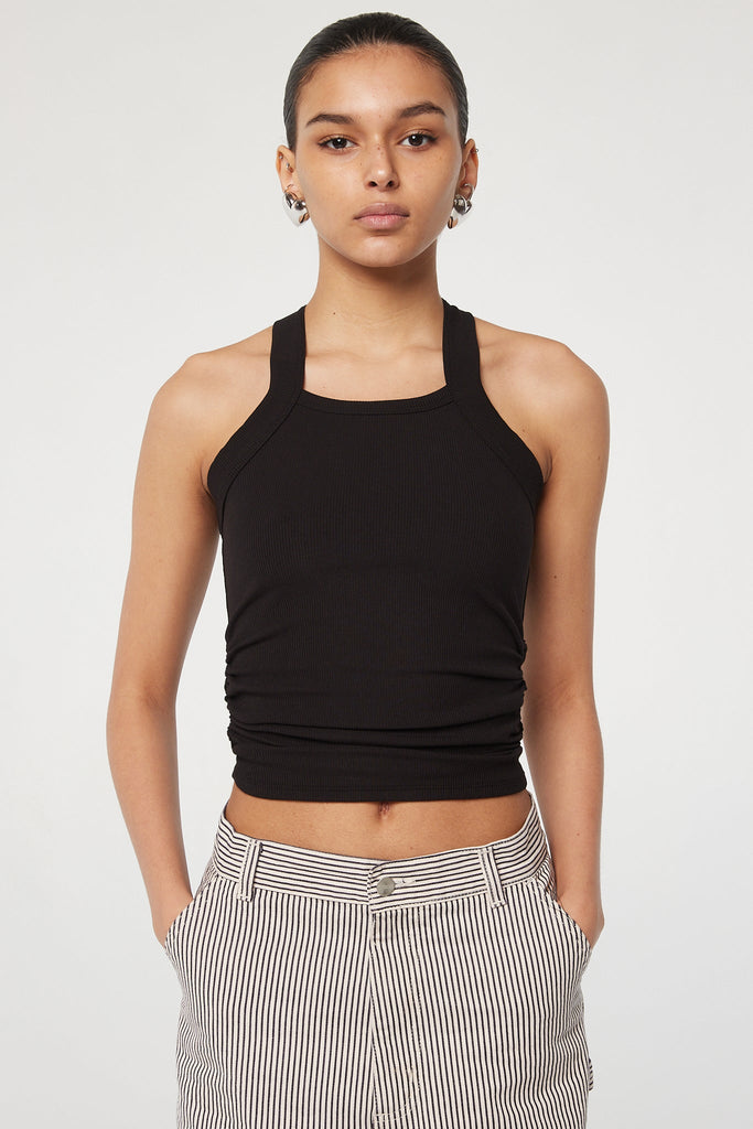 BECKS TANK TOP BLACK - The Line by K