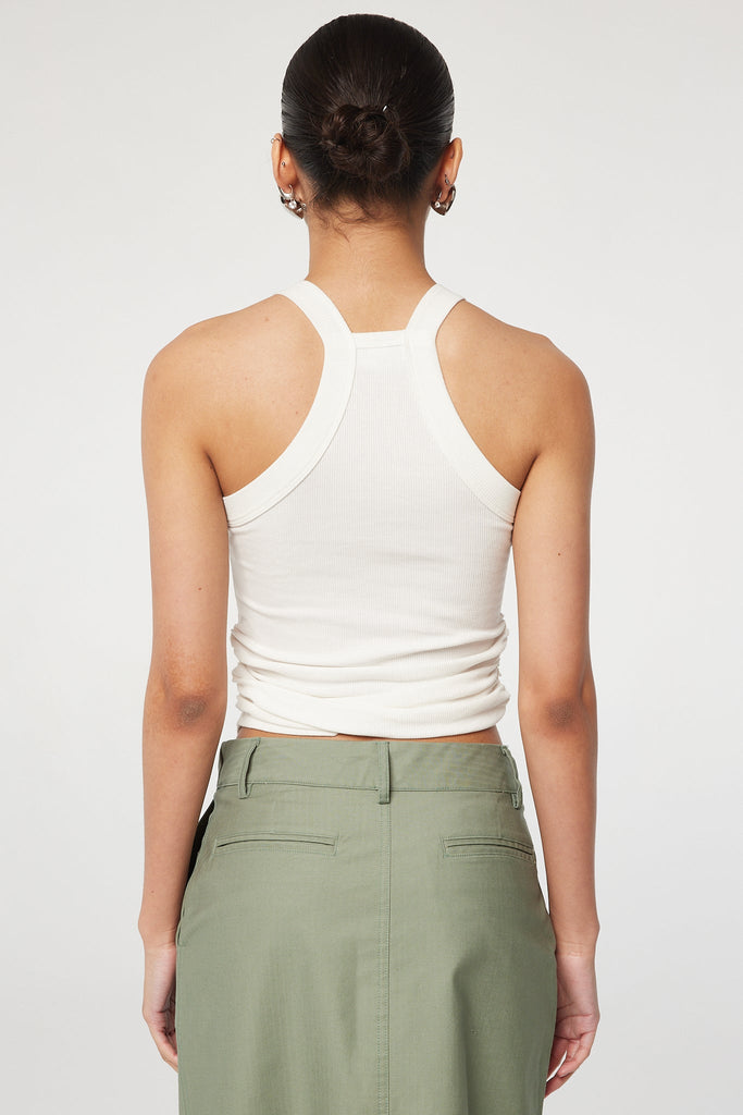 BECKS TANK TOP WHITE - The Line by K