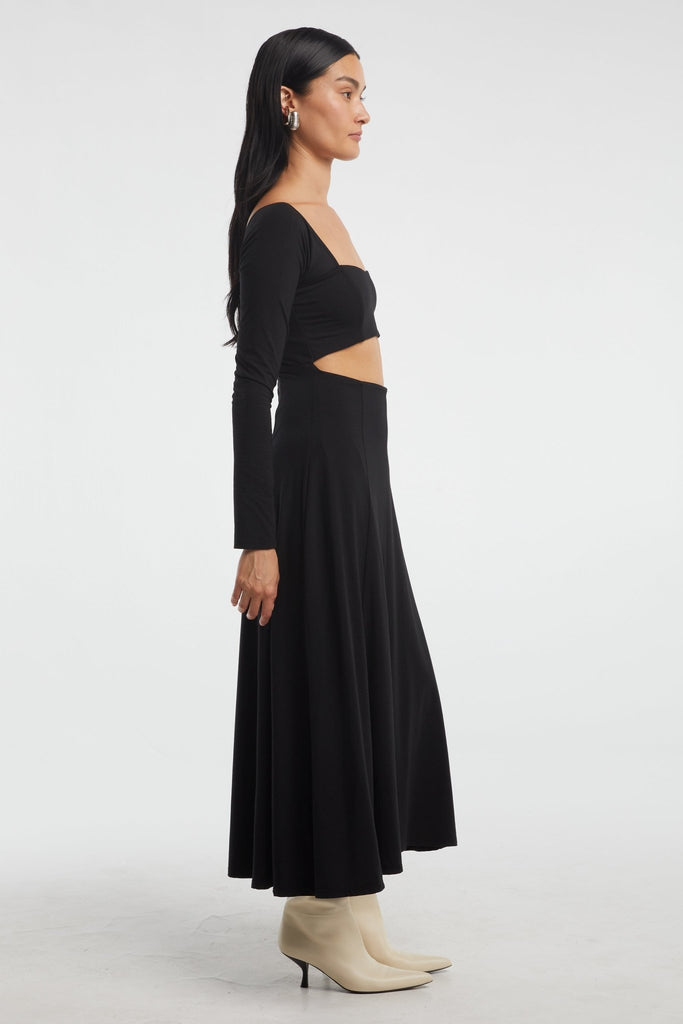 BENISON DRESS BLACK - The Line by K