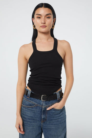 BRUNA TANK TOP BLACK - The Line by K