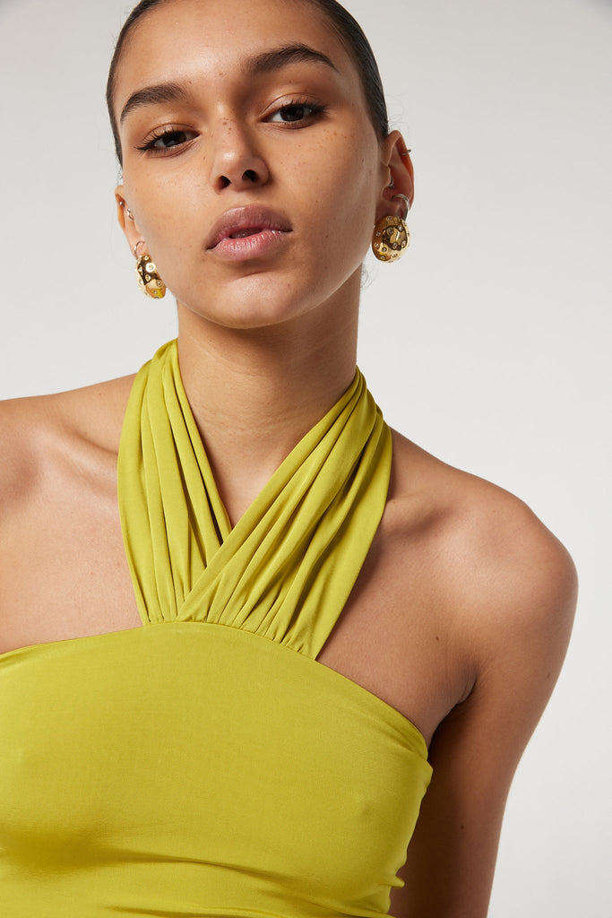 CARTESIA TOP CHARTREUSE - The Line by K