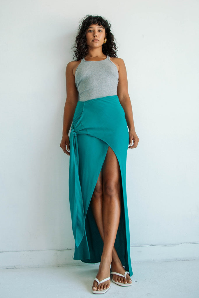 CELIA SKIRT MARINE GREEN - The Line by K