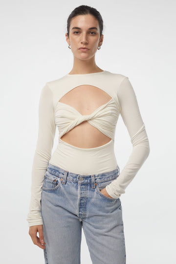 CERYS BODYSUIT VANILLA - The Line by K