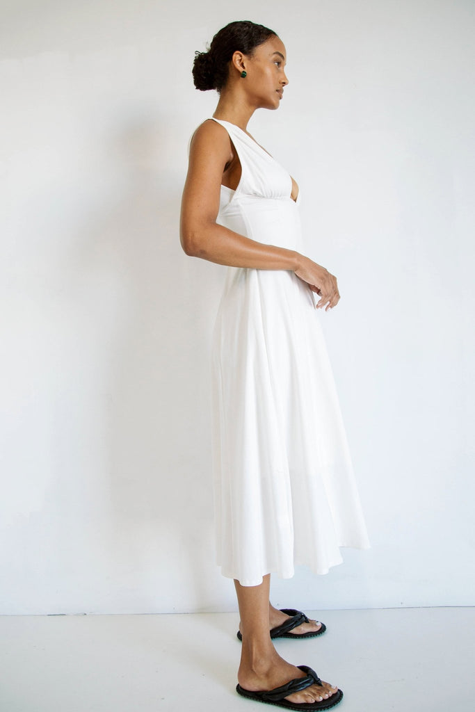 ELVA DRESS OFF-WHITE - The Line by K