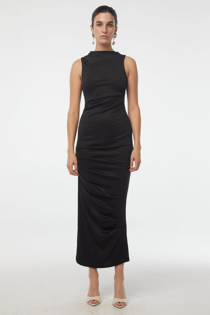 EMMET DRESS BLACK - The Line by K