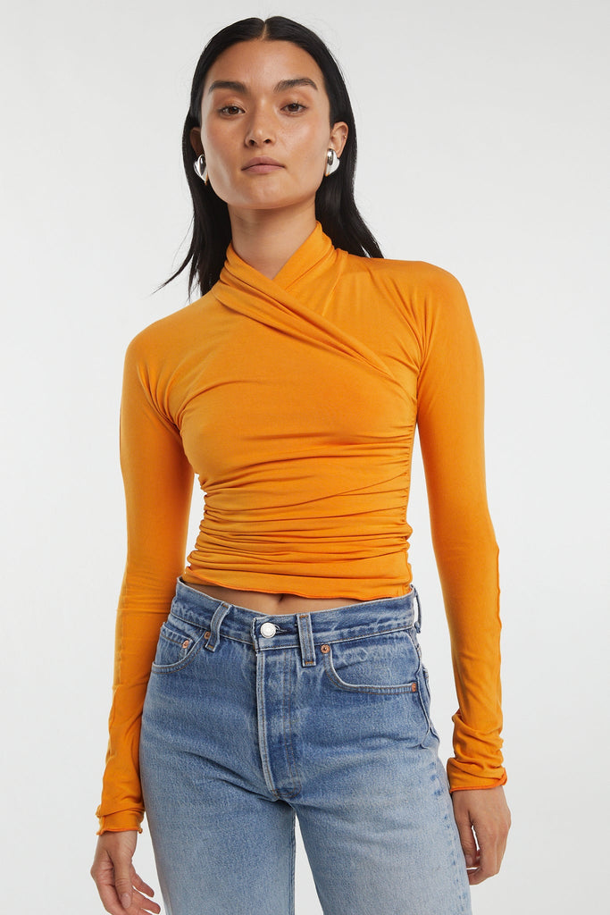 FELIX TOP TANGERINE - The Line by K