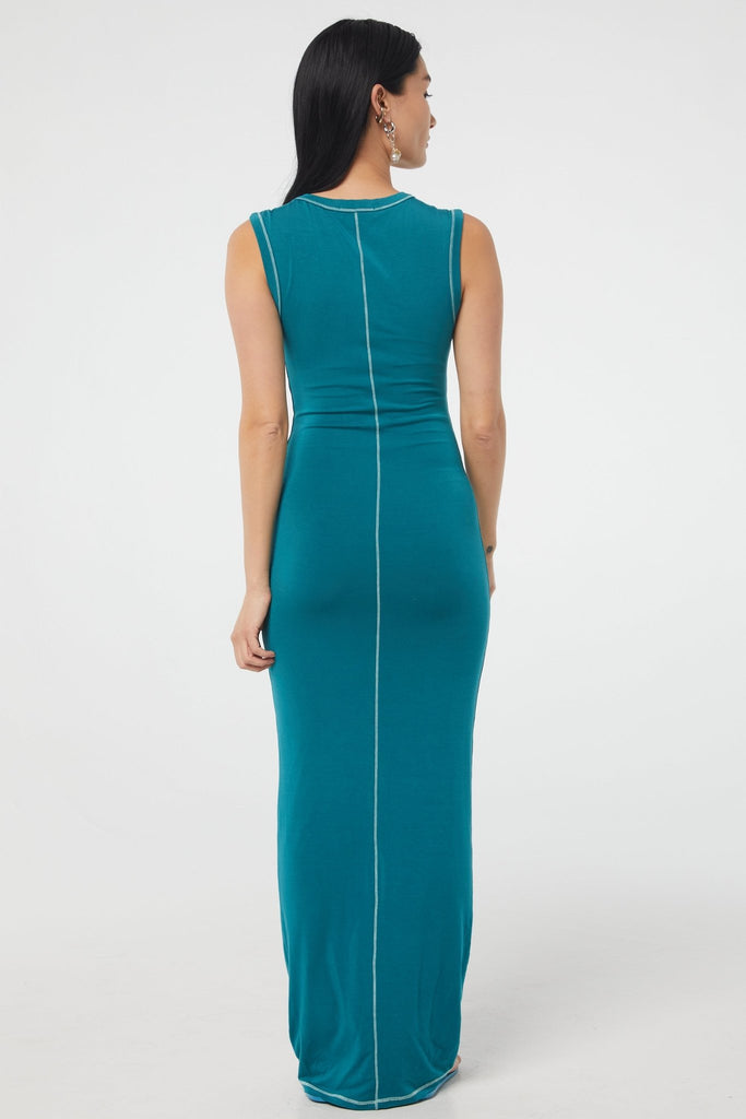 INEZ DRESS MARINE GREEN - The Line by K