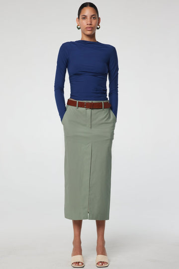 ISABEAU SKIRT DESERT GREEN - The Line by K