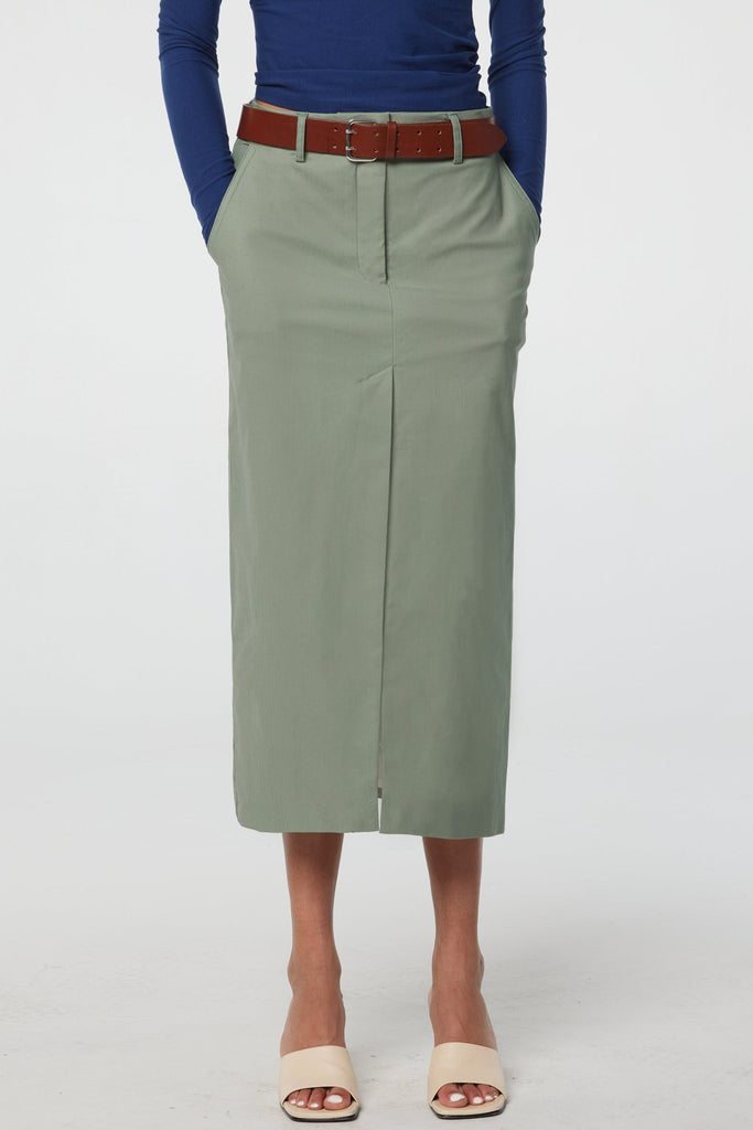 ISABEAU SKIRT DESERT GREEN - The Line by K