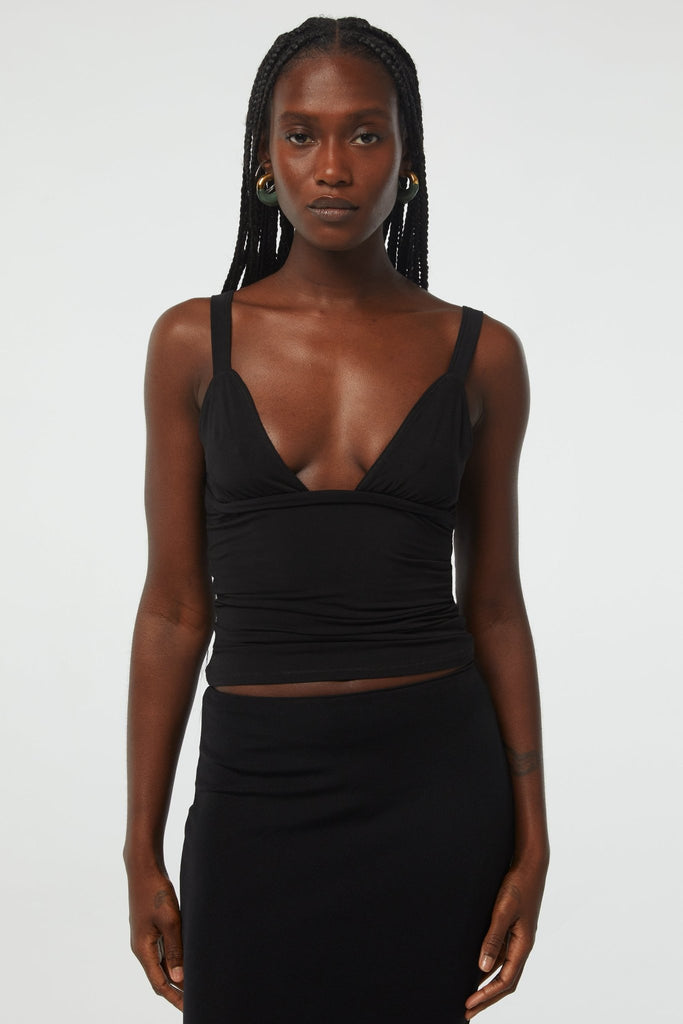 JOSEPHINE TANK TOP BLACK - The Line by K