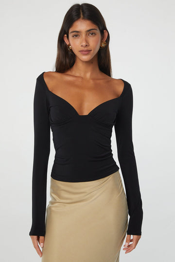 OISIN TOP BLACK - The Line by K